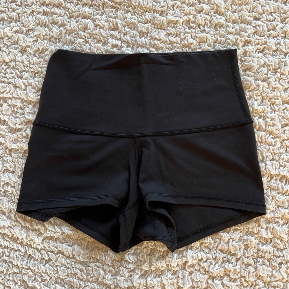 Black Lululemon Women's biker shorts